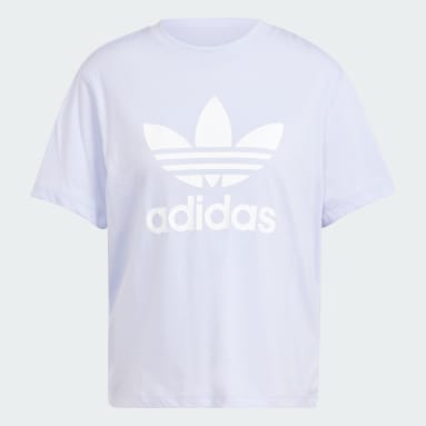 เสื้อยืดทรงบ็อกซี Adicolor Trefoil