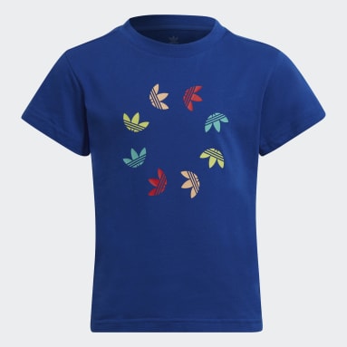 Camiseta Adicolor Azul Niño Originals