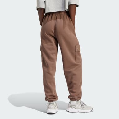 Kvinder Originals Brun Essentials Fleece Cargo joggingbukser