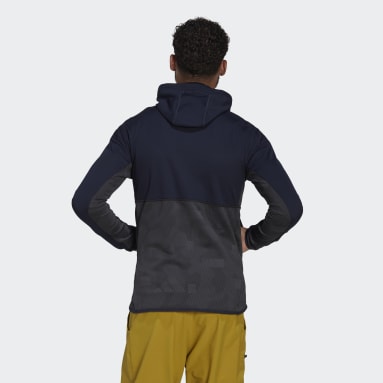 Männer TERREX TERREX Zupahike Hooded Fleecejacke Blau