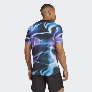 T-shirt da allenamento Designed 4 Training HEAT.RDY Allover Print HIIT Viola Uomo Fitness & Training