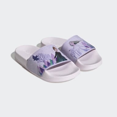 Claquette adidas x Disney Frozen Adilette Shower Violet Enfants Sportswear
