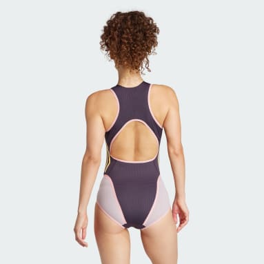 Women's Long Sleeve Bodysuit Unitard Solid Color Sport Gym Jumpsuit  Clubwear