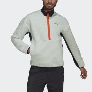 Sudadera Terrex Hike Cierre Frontal Corto Verde Hombre TERREX