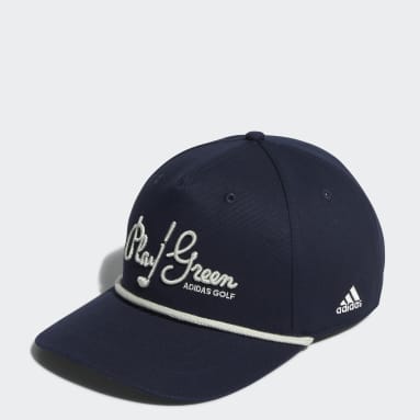 남성 Golf Blue 플레이 그린 워드 캡