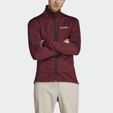Terrex Multi Light Fleece Full-Zip Jakke Burgendur