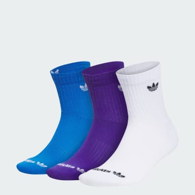 Originals Blue Originals Trefoil 2.0 3-Pack High Quarter Socks