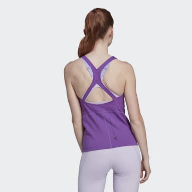 Débardeur adidas by Stella McCartney TruePurpose Violet Femmes adidas by Stella McCartney