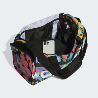 Women Training Multicolor Essentials Seasonal Graphic Duffel Bag Small