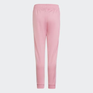 Buy Girls Pink Print Regular Fit Track Pants Online - 679821