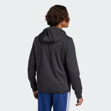 Essentials Hybrid Down Hooded Jacket
