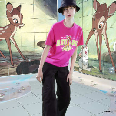 Remera Disney Bambi Estampada Rosa Mujer Originals