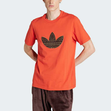 Men Originals Red Corduroy Appliqué Tee