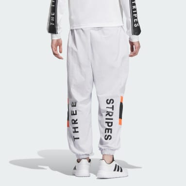 Wording Pack Loose Fit Mesh-Lined Woven Elastic Hem Pants