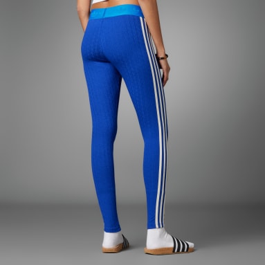Legging en maille Adicolor 70s Bleu Femmes Originals