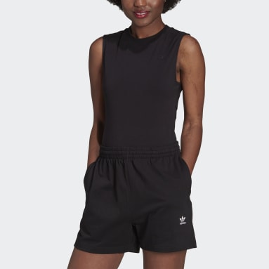 Women's Originals Black Adicolor Single Jersey Bodysuit