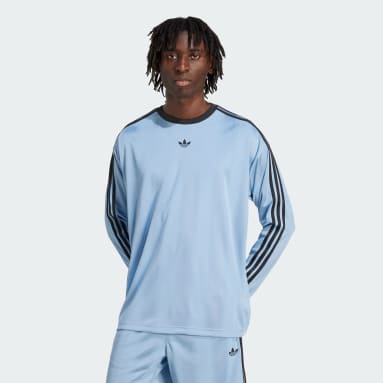 adidas アディカラー ジャカード 長袖ジャージー