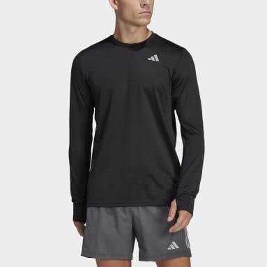 Own the Run Long Sleeve T-skjorte Svart