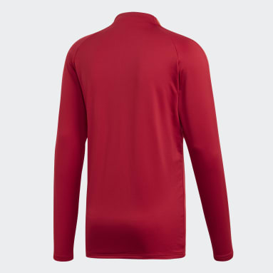 Men Football Red Spain Anthem Jacket
