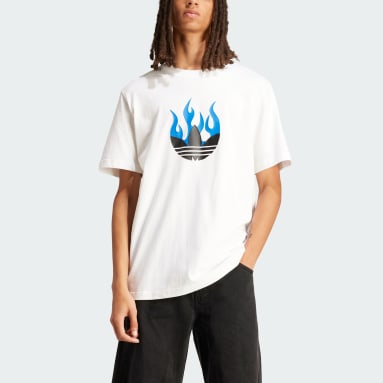 Heren Originals Flames Logo T-shirt