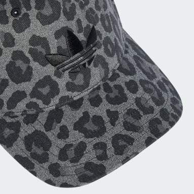 Gorra de béisbol con estampado de leopardo