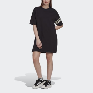 Women Lifestyle Black 아디컬러 Neuclassics 티 드레스