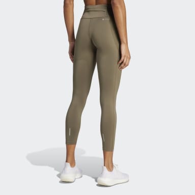 Legging 7/8 DailyRun vert Femmes Course