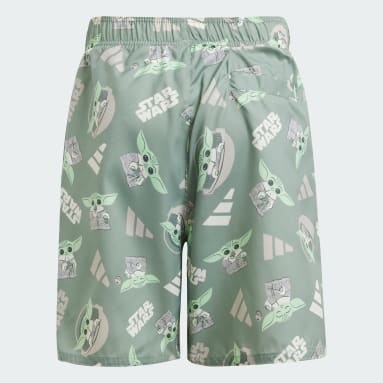ADIDAS X STAR WARS MANDALORIAN SWIM SHORTS 5 INCH