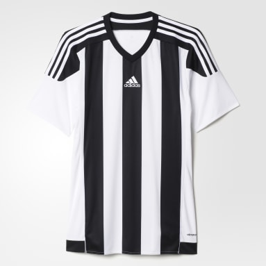 Männer Fußball Striped 15 Trikot Weiß