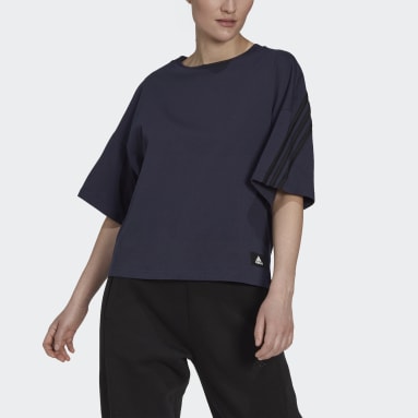 Women Sportswear Blue adidas Sportswear Future Icons 3-Stripes Tee