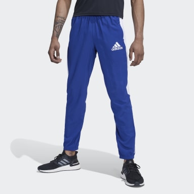 Muži Běh modrá Sportovní kalhoty