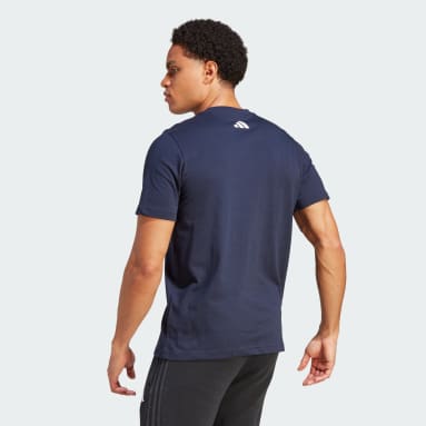 T-shirt de Rugby Azul Homem Rugby