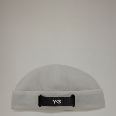y_3 Grey Y-3 BEANIE