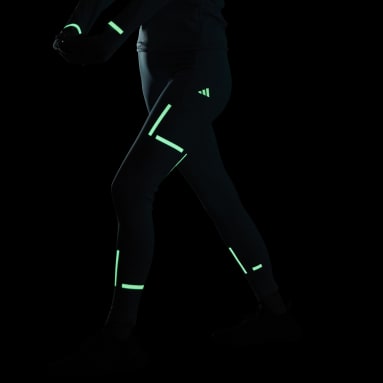 Leggings de Running Reflect At Night X-City Fast Impact Azul Mulher Running