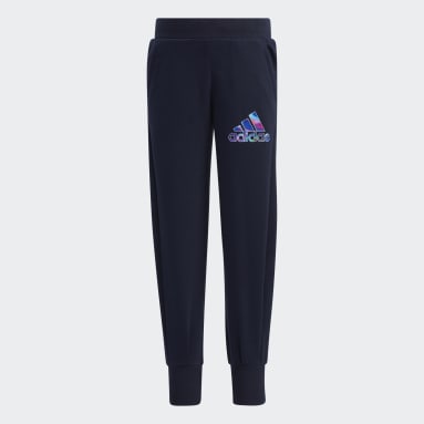 Girls Training Blue French Terry Pants