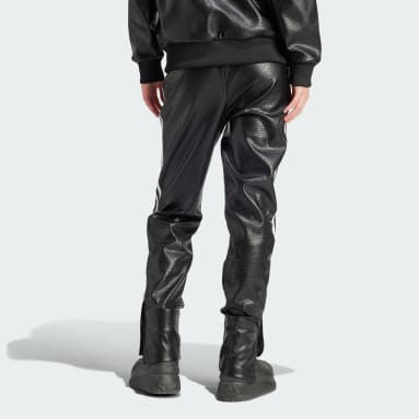 Women's Sportswear Black adidas Originals Premium Faux Leather SST Luxe Track Pants