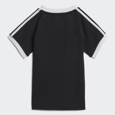 Børn Originals Sort 3-Stripes T-shirt