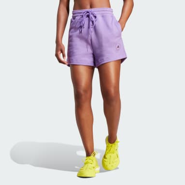 Women adidas_by_stella_mccartney Purple 스텔라 트루캐주얼 테리 쇼츠