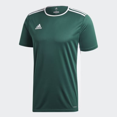 Camiseta Entrada18 Verde Hombre Fútbol