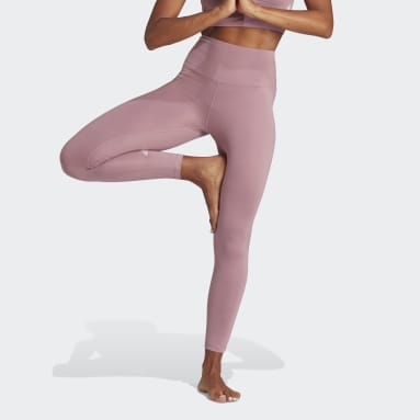 Legging taille haute Yoga Essentials Rose Femmes Entraînement