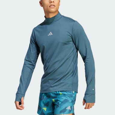 Men's Running Turquoise Ultimate Long Sleeve Tee