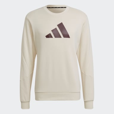 Polera Future Icons Cuello Redondo Beige Hombre Sportswear