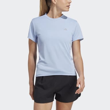 Remera Run It Azul Mujer Running