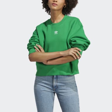 Women's Originals Green Adicolor Sweatshirt