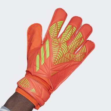 Football Orange Predator Edge Training Goalkeeper Gloves