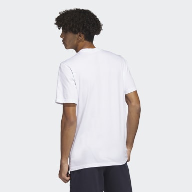 T-shirt graphique Logo Pen Fill Sportswear blanc Hommes Sportswear