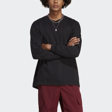 adidas RIFTA City Boy Essential Long Sleeve T-skjorte Svart
