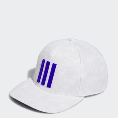 Men's Golf White 3-Stripes Printed Tour Hat