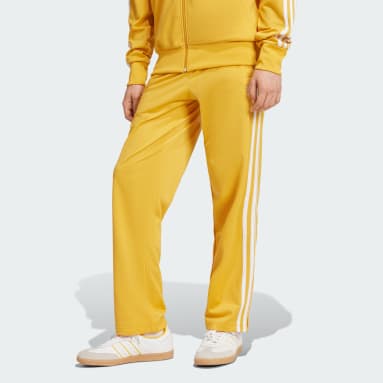 Black and yellow adidas pants clearance