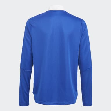 Sudadera entrenamiento Tiro 21 Azul Niño Fútbol